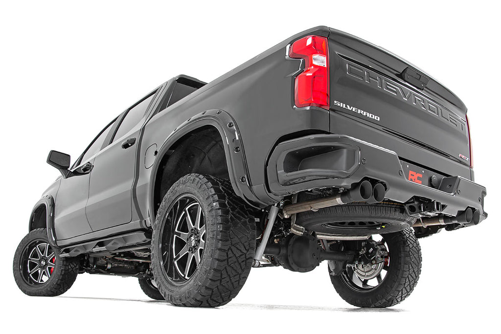 Rough Country Performance Cat-Back Exhaust | 6.2L | 5'8" & 6'6" Bed | Chevy/GMC 1500 (19-23)