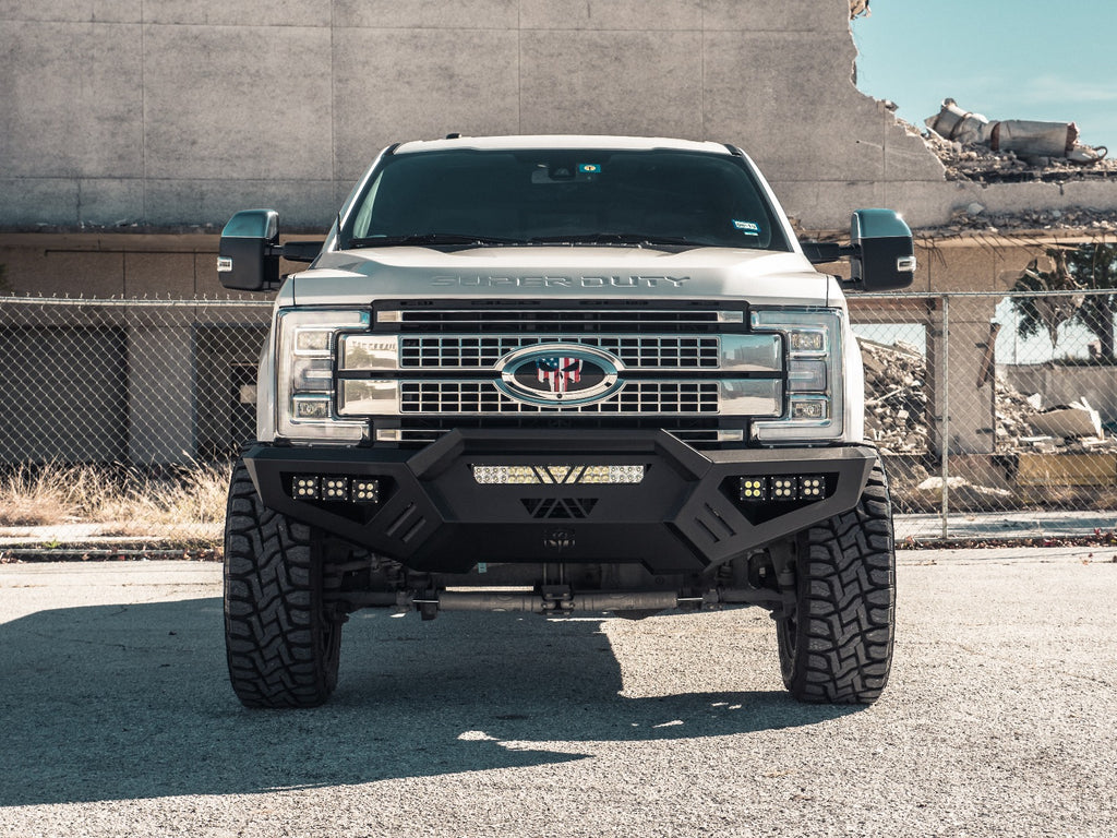 2017+ Ford F-250 Spartan Front Bumper Texture Black Road Armor