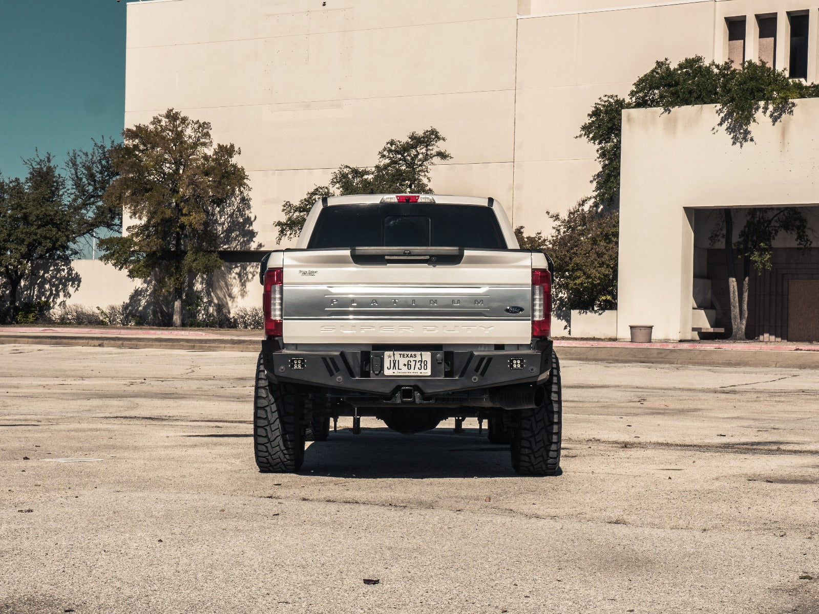 2017+ Ford F-250 Spartan Rear Bumper Texture Black Road Armor