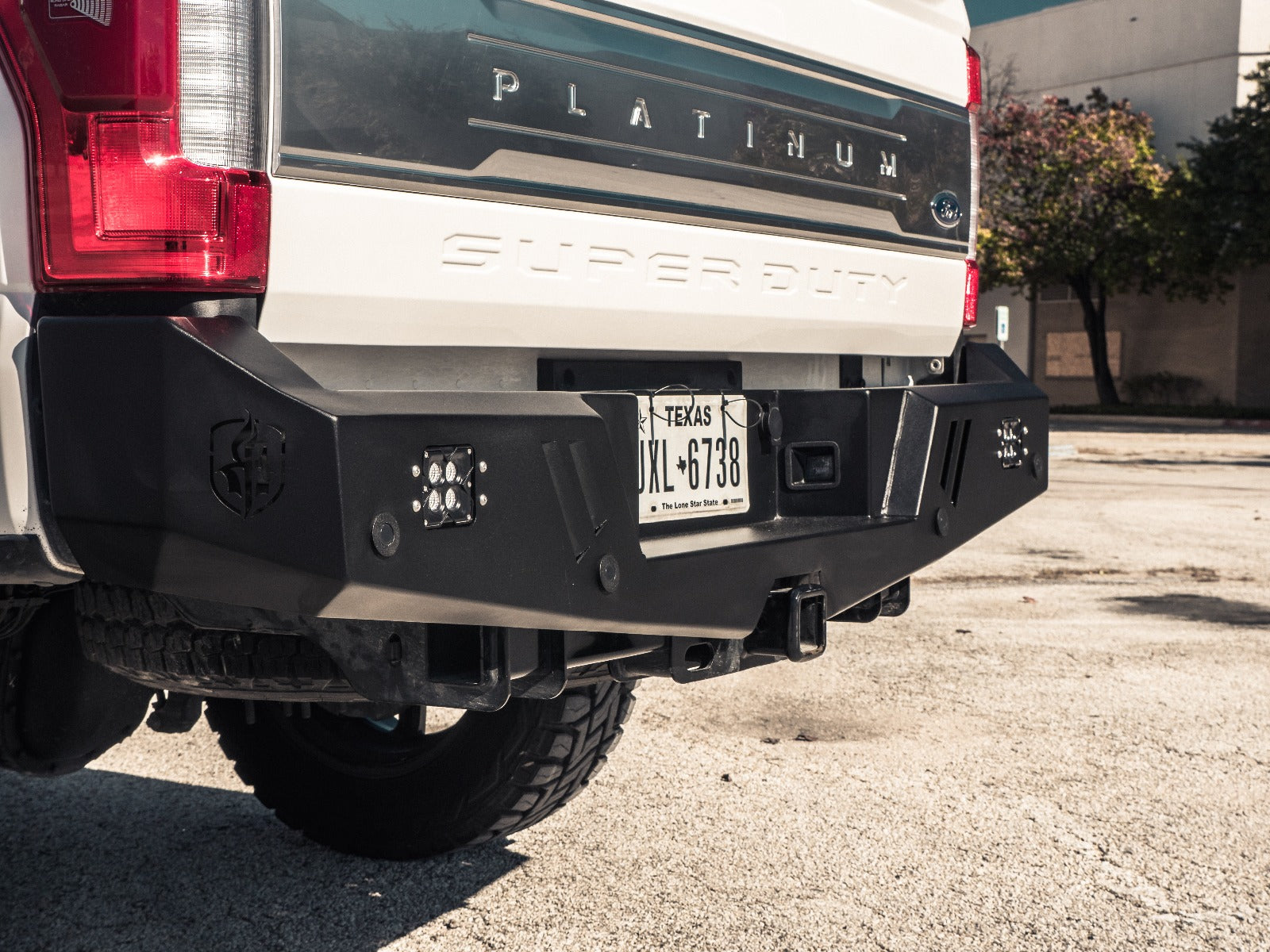 2017+ Ford F-250 Spartan Rear Bumper Texture Black Road Armor