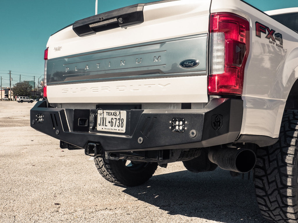 2017+ Ford F-250 Spartan Rear Bumper Texture Black Road Armor
