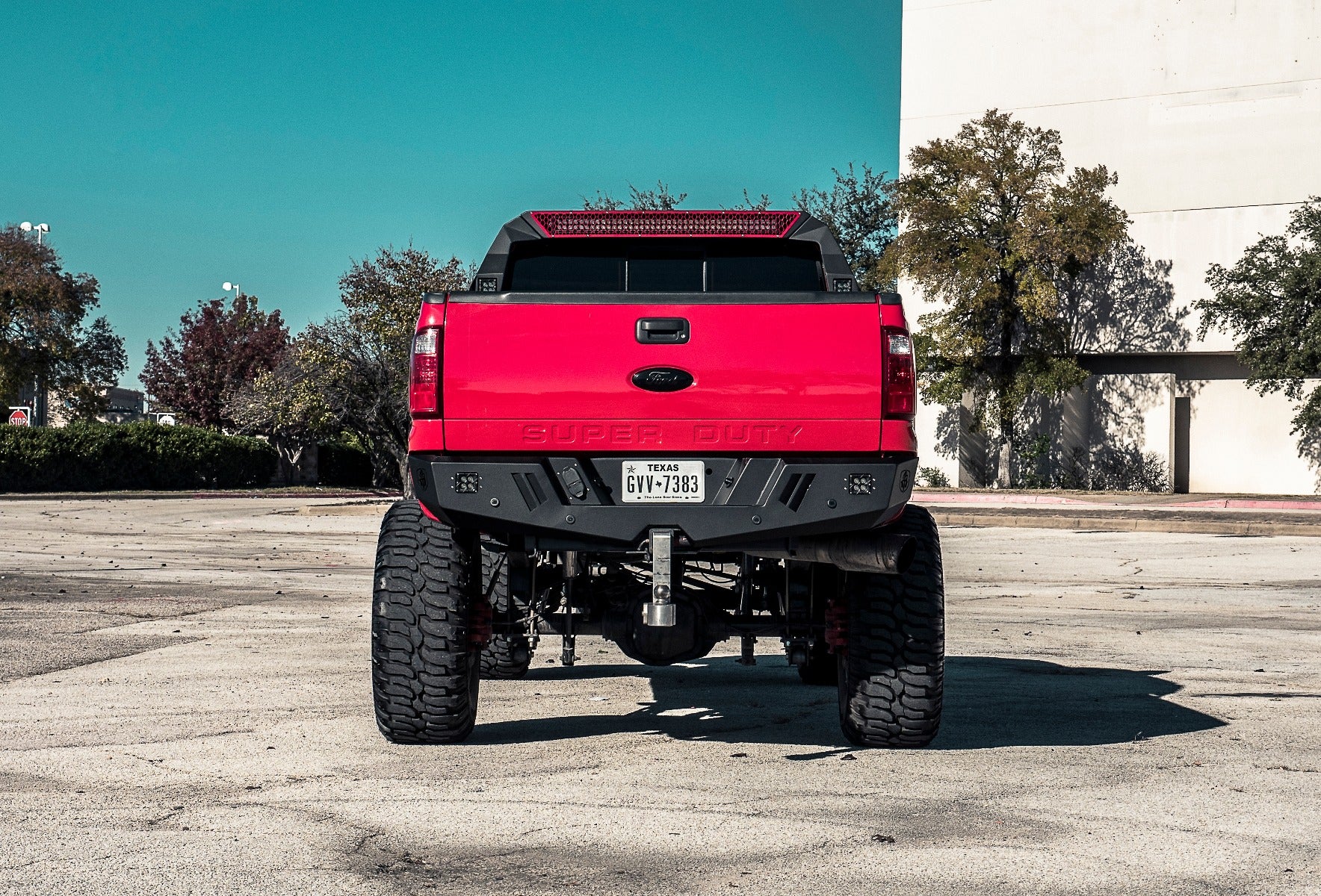2011-2016 Ford F-250 Spartan Rear Bumper Texture Black Road Armor