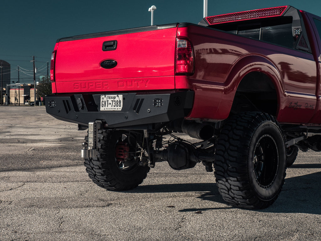 2011-2016 Ford F-250 Spartan Rear Bumper Texture Black Road Armor