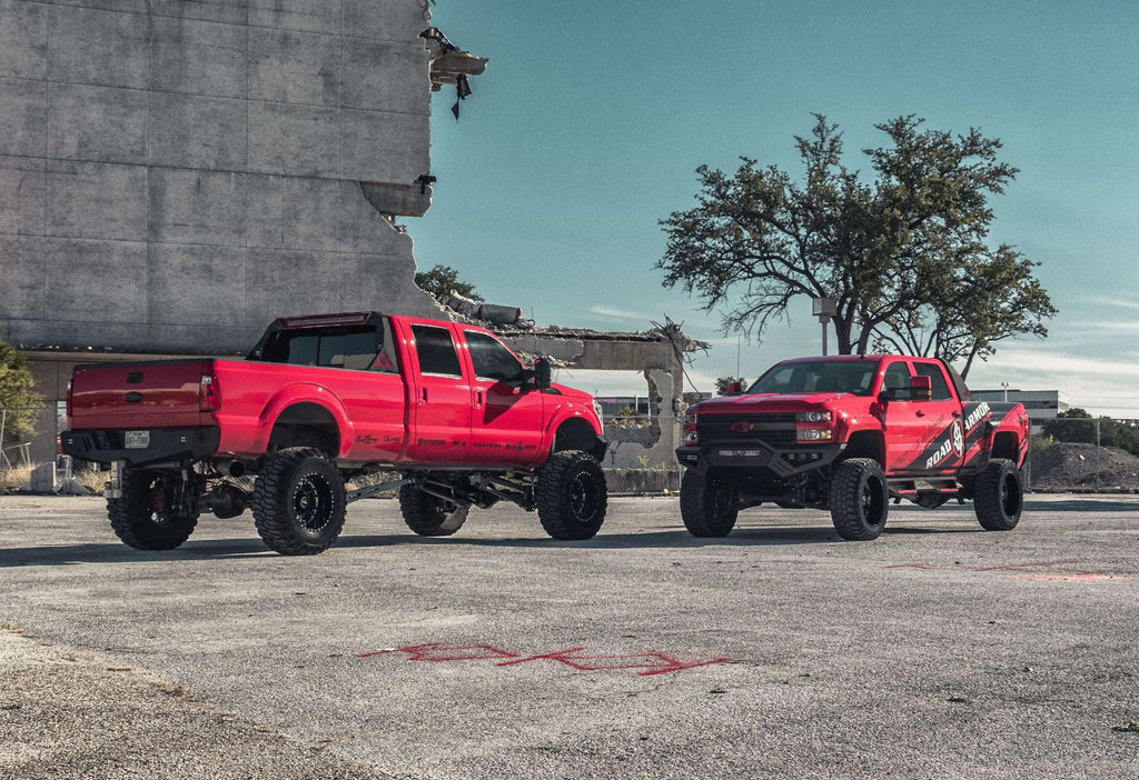 2015-2019 Chevy 2500 Spartan Front Bumper Bolt-On Accessory Sheet Metal Pre-Runner Guard Texture Black Road Armor