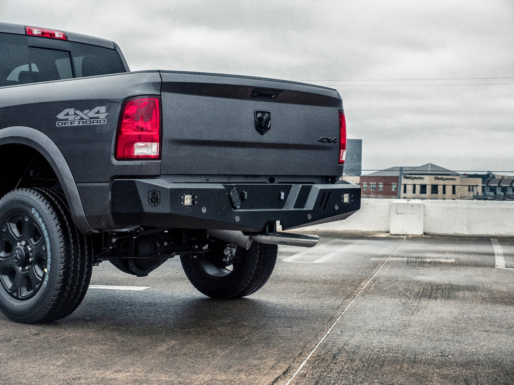 2010-2018 Ram 2500 Spartan Rear Bumper Texture Black Road Armor