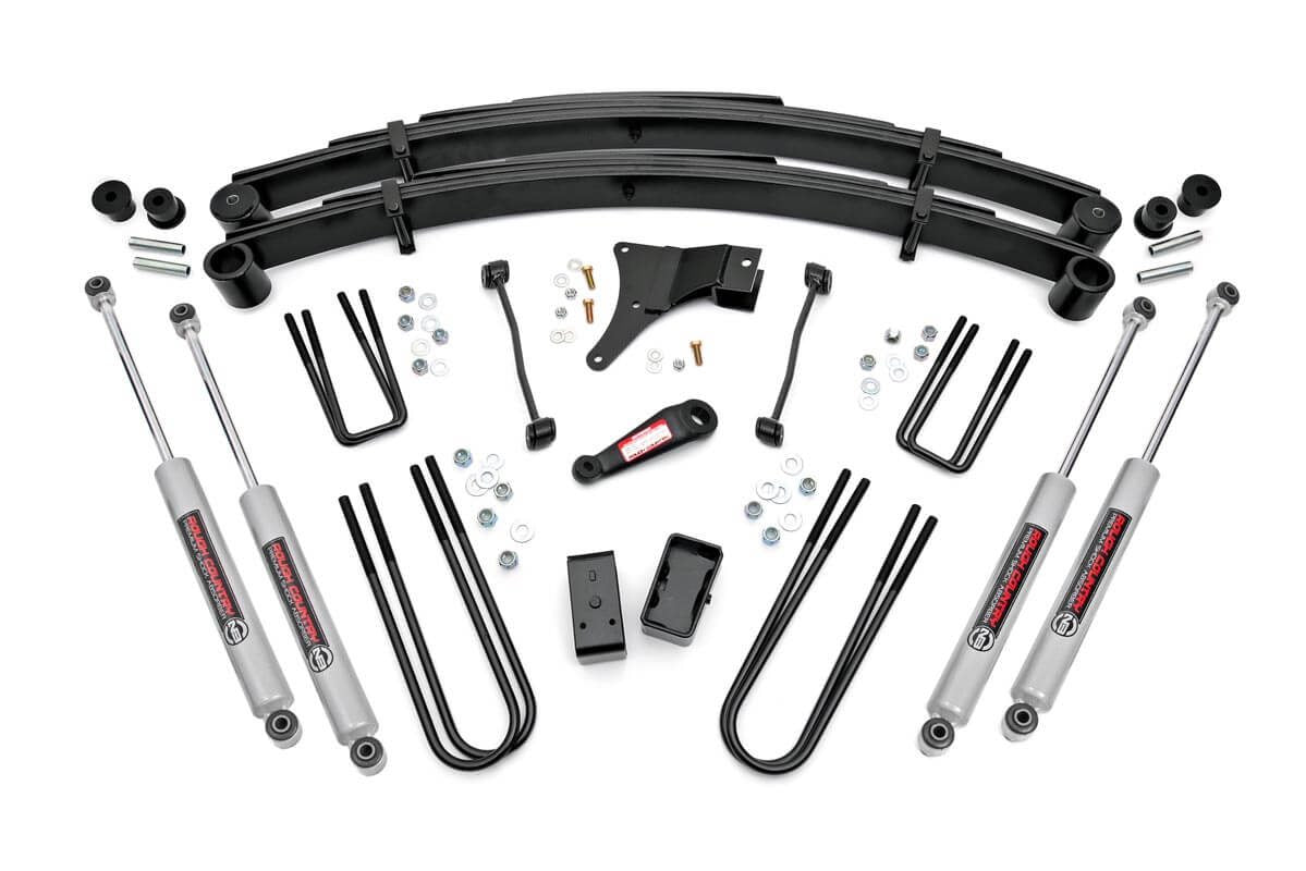 4 Inch Lift Kit | Rear Blocks | Ford Super Duty 4WD (1999)