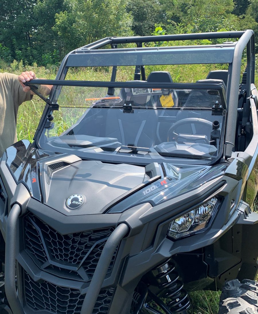 Maverick Trail & Sport Fold Down Windshield (Fits all years & 2021-Up Commander/Commander MAX)
