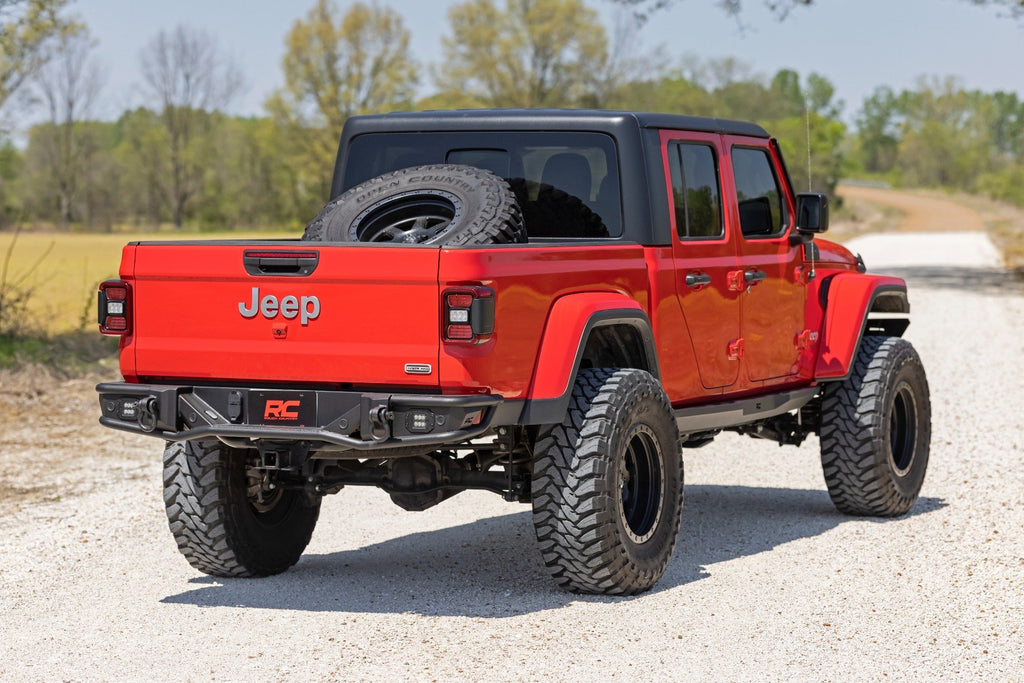 Rough Country Rear Bumper | Tubular | Jeep Gladiator JT 4WD (2020-2022)