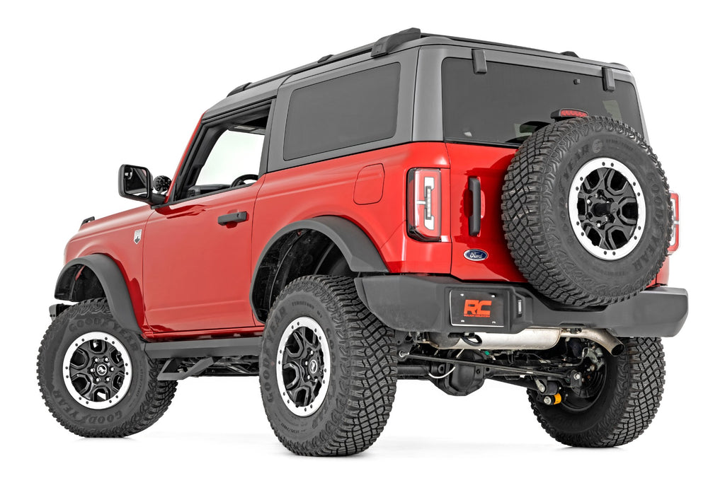 Rough Country SRX2 Adjustable Aluminum Step | Ford Bronco (2 Door) 4WD (21-23)