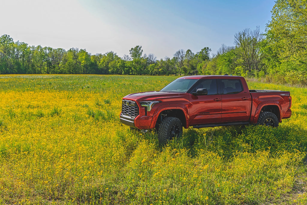 Rough Country Defender Pocket Fender Flare  | Gloss Black | Toyota Tundra (22-23)
