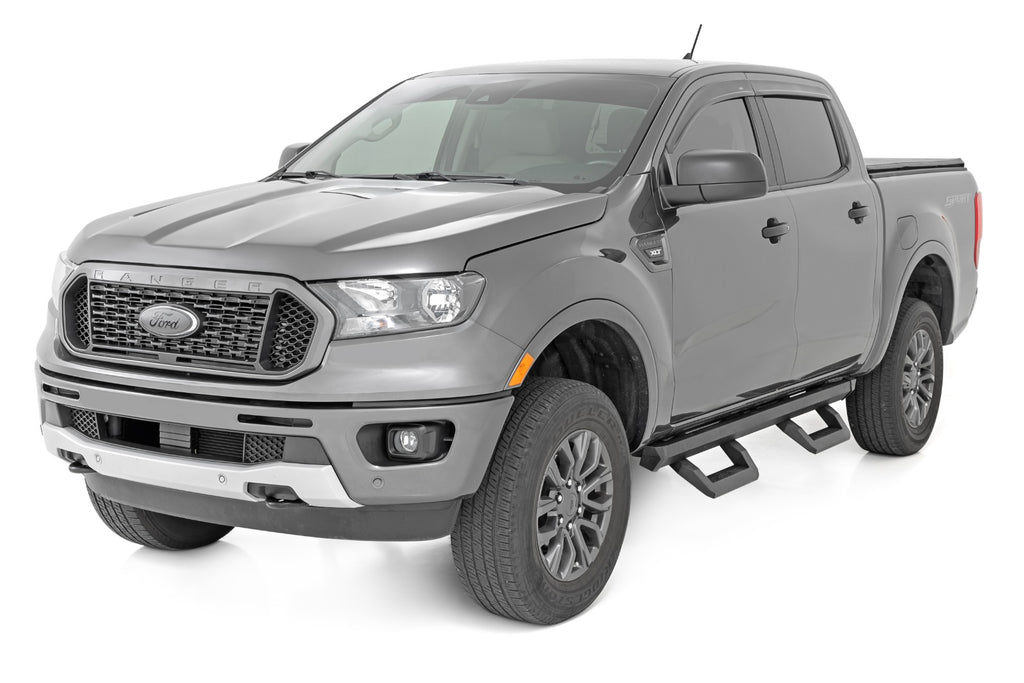 Rough Country SRX2 Adjustable Aluminum Steps | Ford Ranger 2WD/4WD (2019-2023)