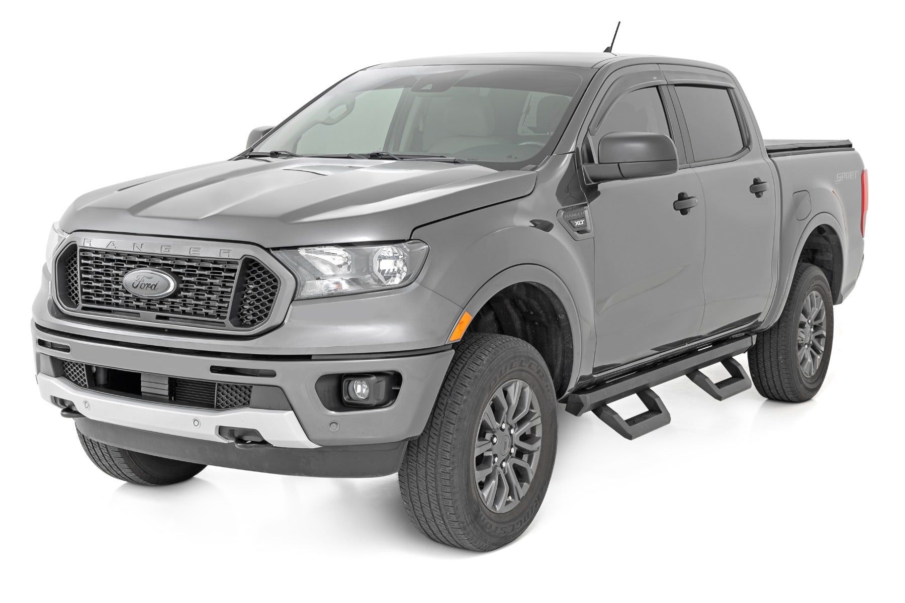 Rough Country SRX2 Adjustable Aluminum Steps | Ford Ranger 2WD/4WD (2019-2023)