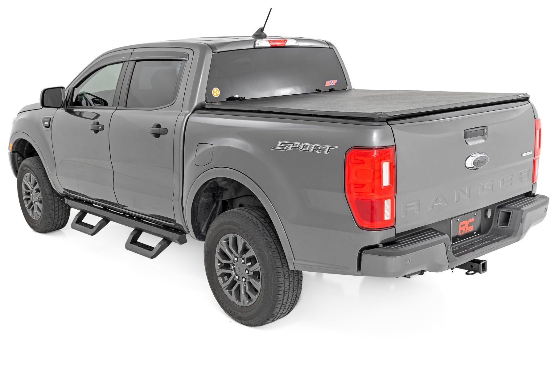 Rough Country SRX2 Adjustable Aluminum Steps | Ford Ranger 2WD/4WD (2019-2023)