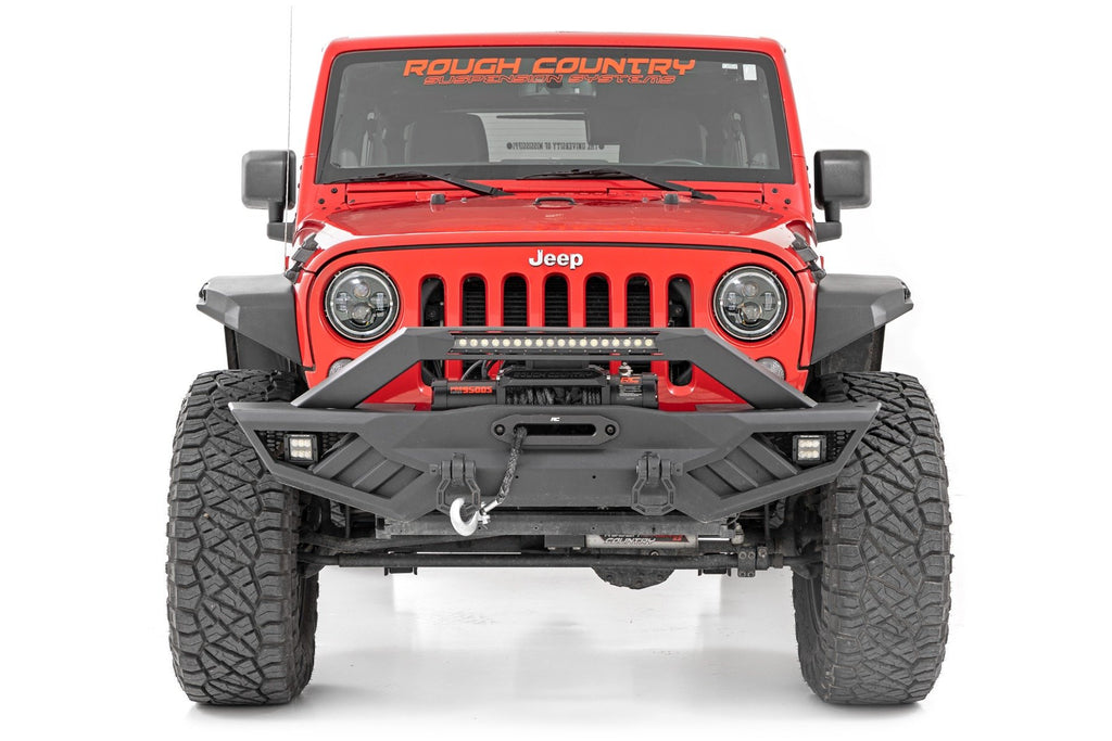 Rough Country High Clearance LED Flat Fender Flare Kit | UV Treated | Jeep Wrangler JK (07-18)