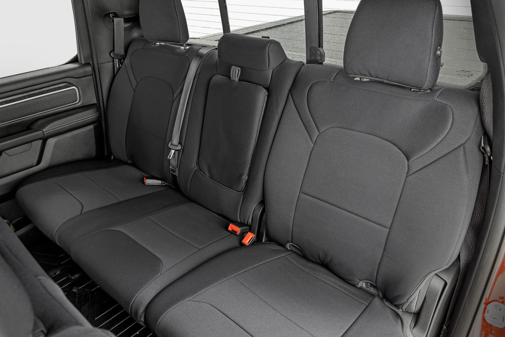Rough Country Seat Covers |Bucket Seats | FR & RR | Ram 1500 2WD/4WD (2019-2023)