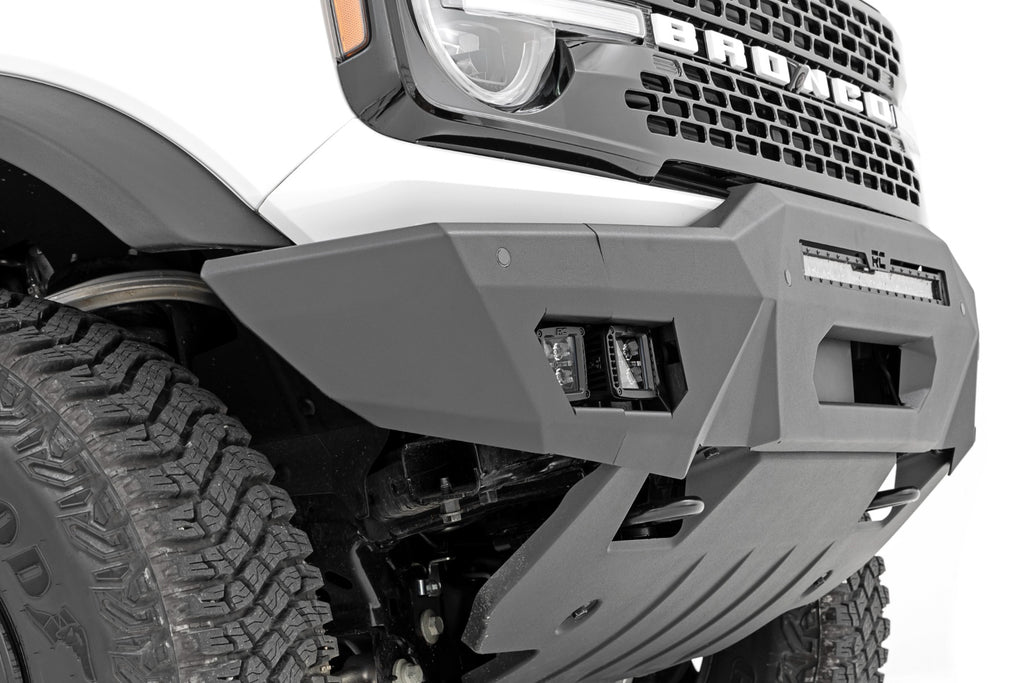 Rough Country Front Bumper | Modular | Full Wings | Ford Bronco 4WD (2021-2023)