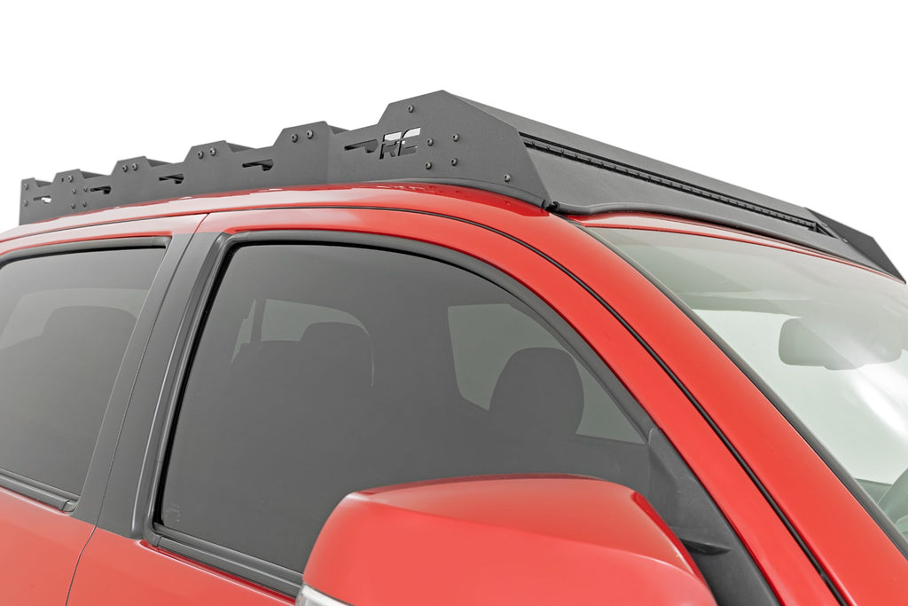 Rough Country Roof Rack | Front LED Lights | Toyota Tacoma 2WD/4WD (2005-2023)