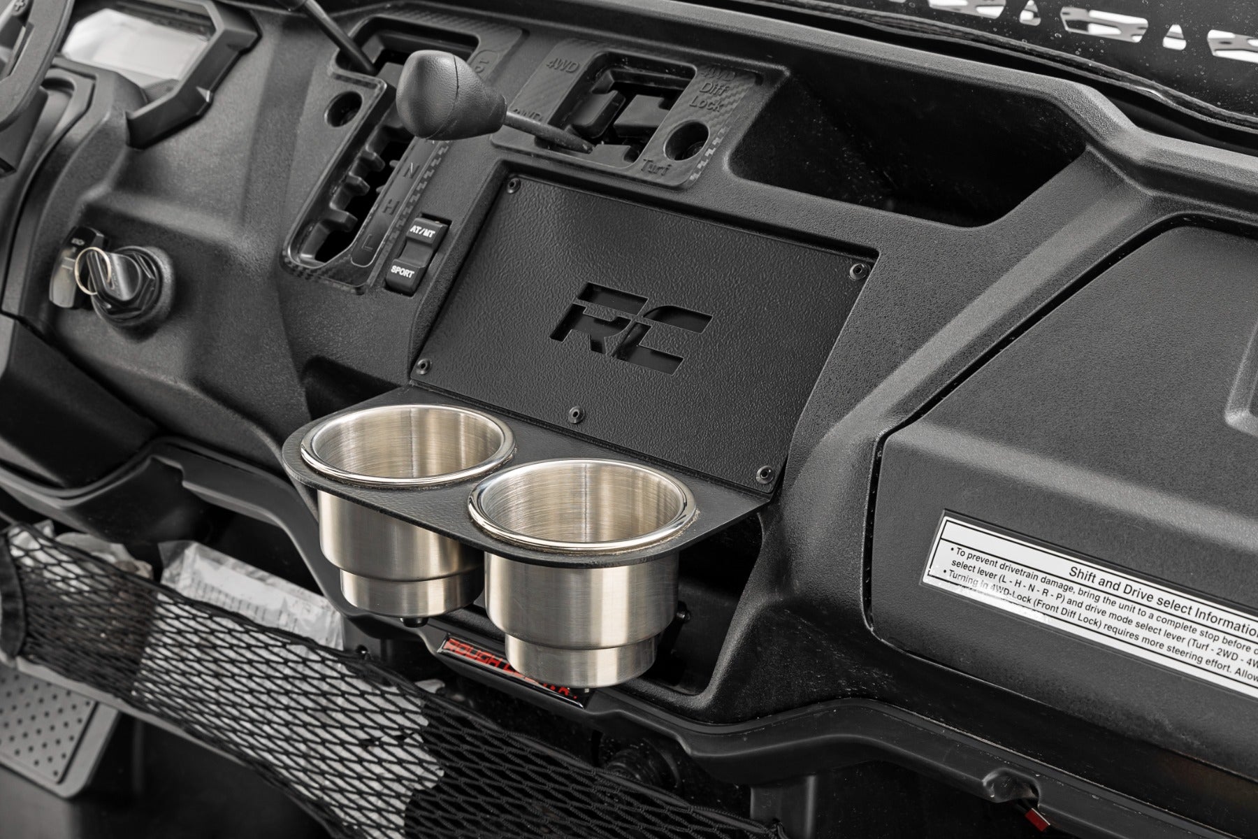 Rough Country Cup Holder | MLC-8 | Honda Pioneer 1000/Pioneer 1000-5 4WD (16-22)