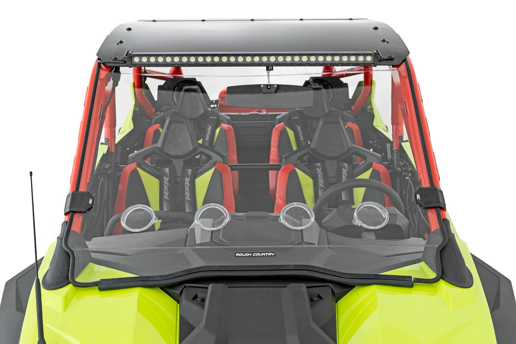 Rough Country Vented Full Windshield | Scratch Resistant | Polaris RZR Pro R (2022)
