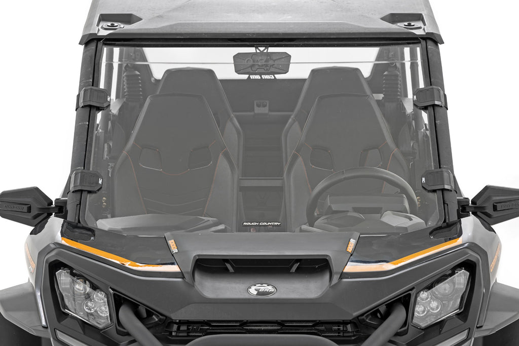 Rough Country Full Windshield | Scratch Resistant | Can-Am Commander XT (2021+)
