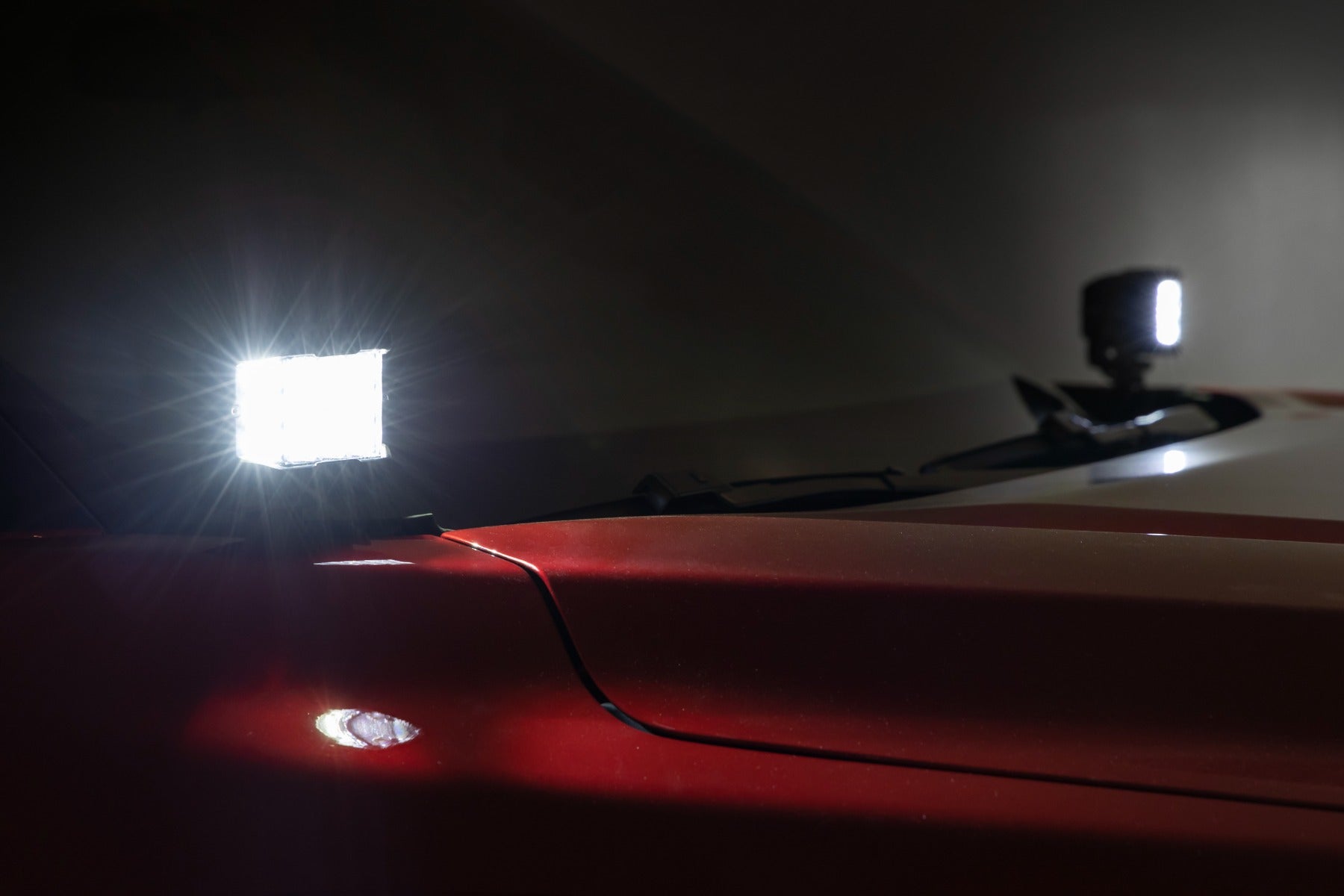 Rough Country LED Light | Ditch Mount |  3" OSRAM | Wide | Toyota Tundra (22-23)