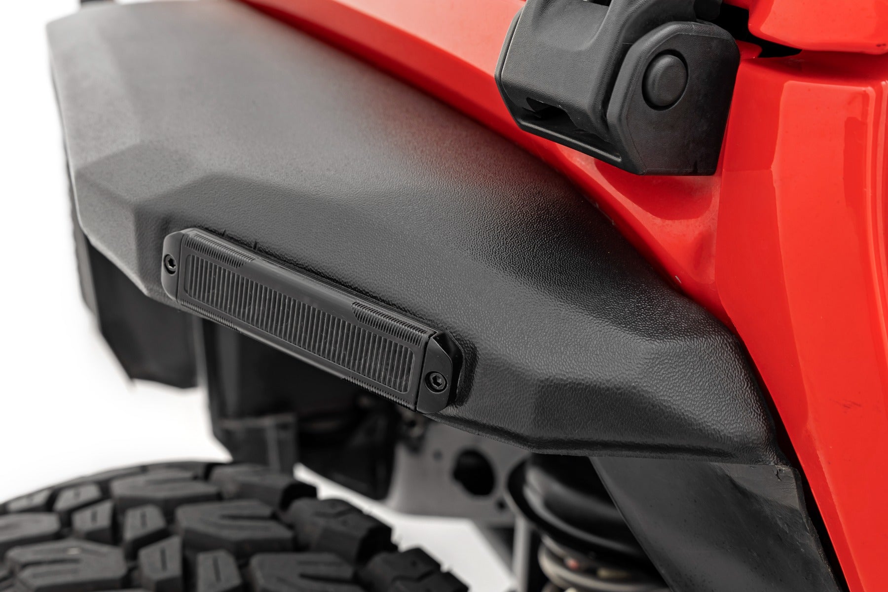 Rough Country High Clearance LED Flat Fender Flare Kit | UV Treated | | Jeep Wrangler JL (18-23)