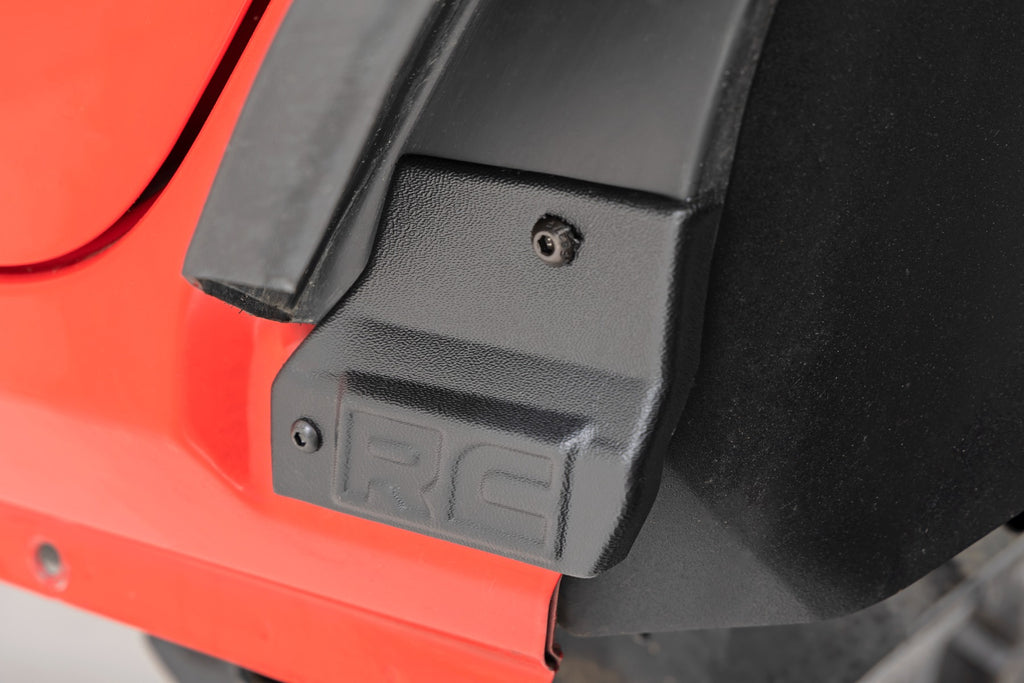 Rough Country High Clearance LED Flat Fender Flare Kit | UV Treated | | Jeep Wrangler JL (18-23)