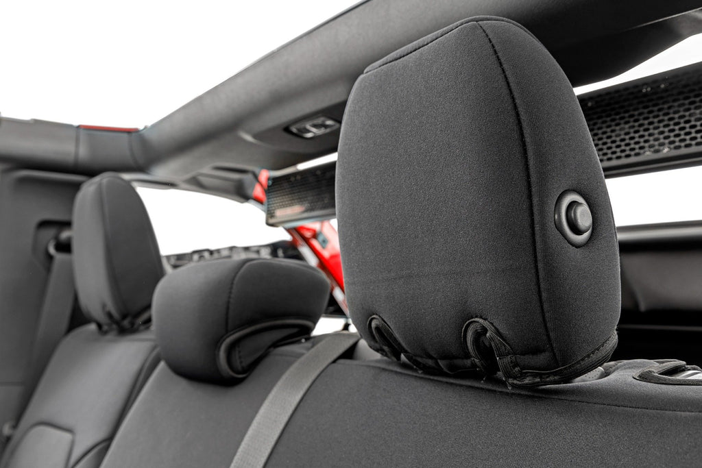 Seat Covers | Bucket Seats |W/Fold Down RR Armrest |FR & RR | 4DR | Ford Bronco (21-25)