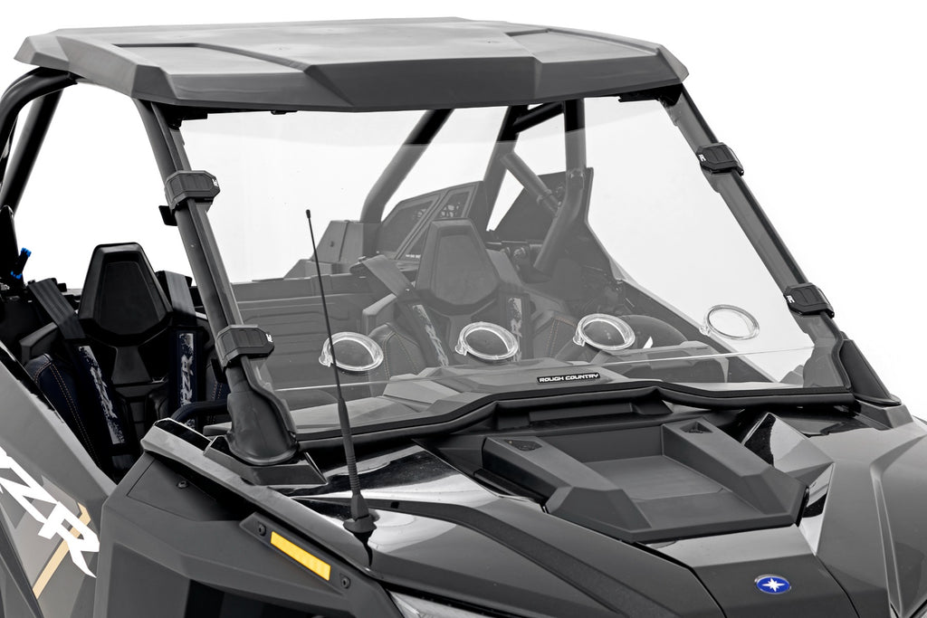 Rough Country Vented Full Windshield | Scratch Resistant | Polaris RZR Pro XP/RZR Pro XP 4 (20-22)