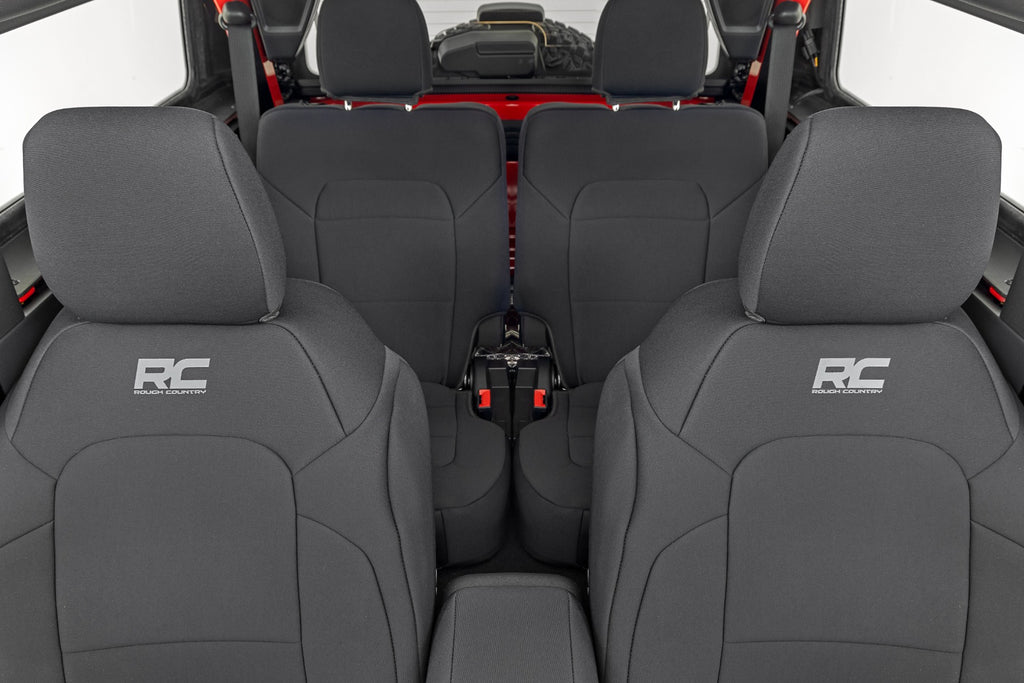 Rough Country Seat Covers | Bucket Seats | FR & RR | Ford Bronco (2 Door) (21-23)