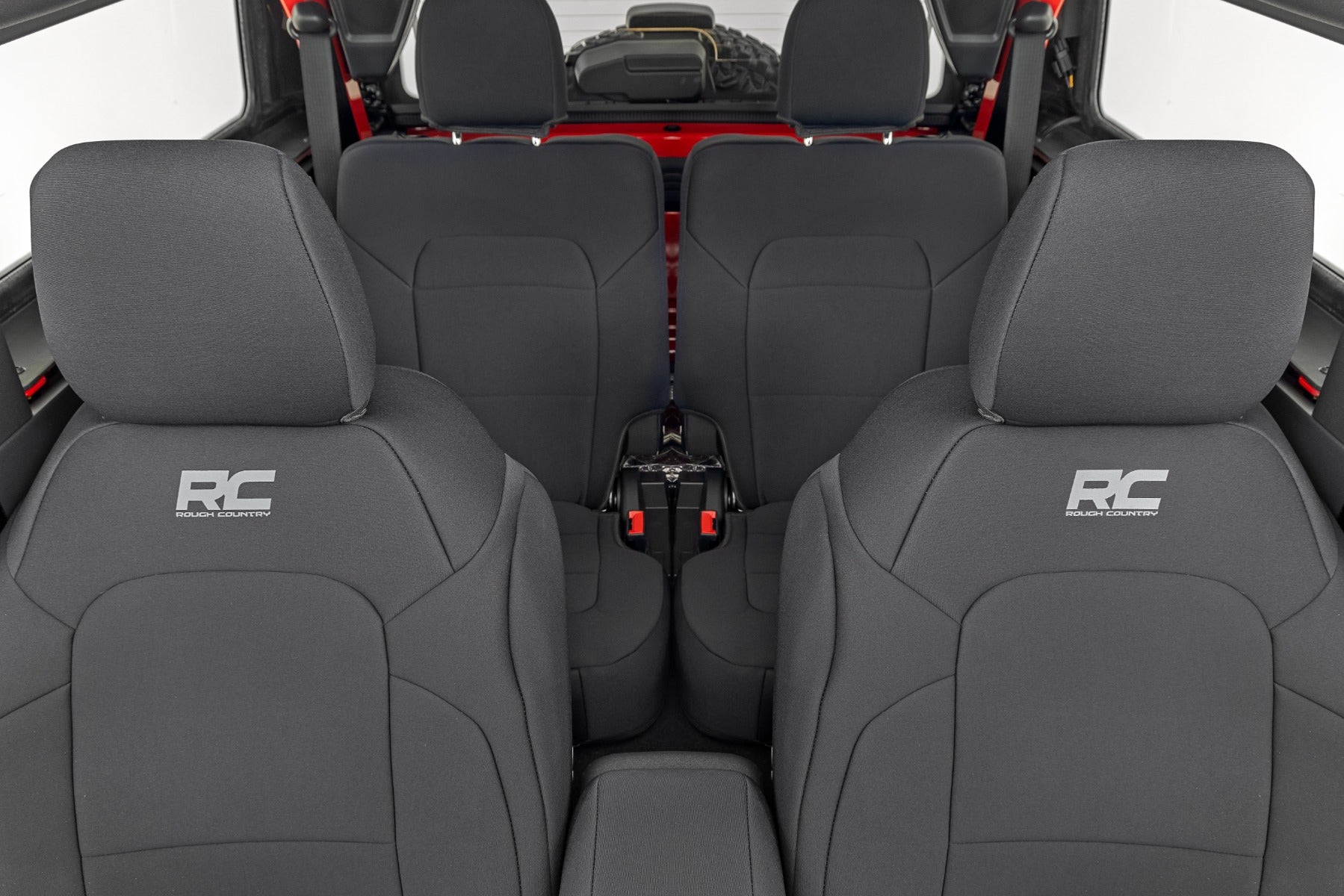 Rough Country Seat Covers | Bucket Seats | FR & RR | Ford Bronco (2 Door) (21-23)