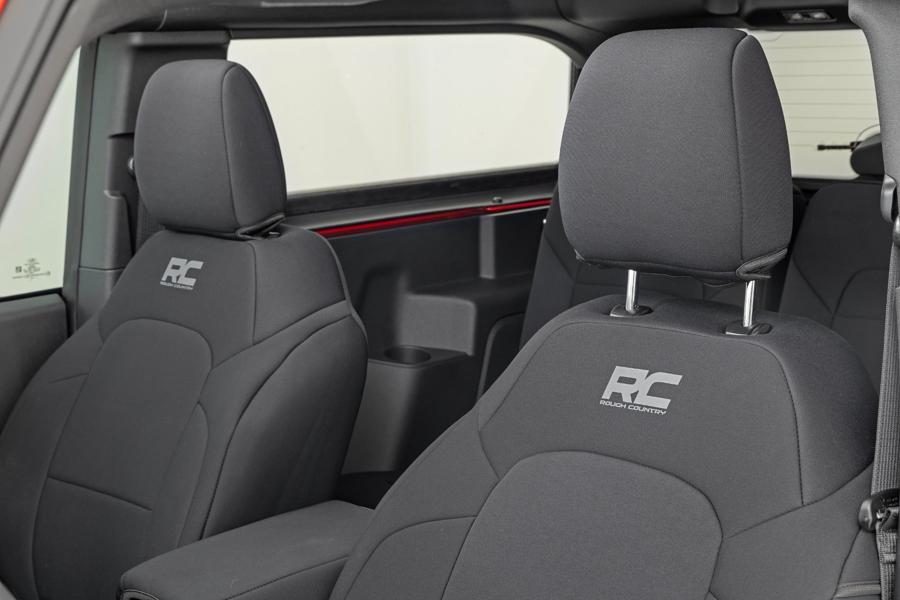 Rough Country Seat Covers | Bucket Seats | FR & RR | Ford Bronco (2 Door) (21-23)