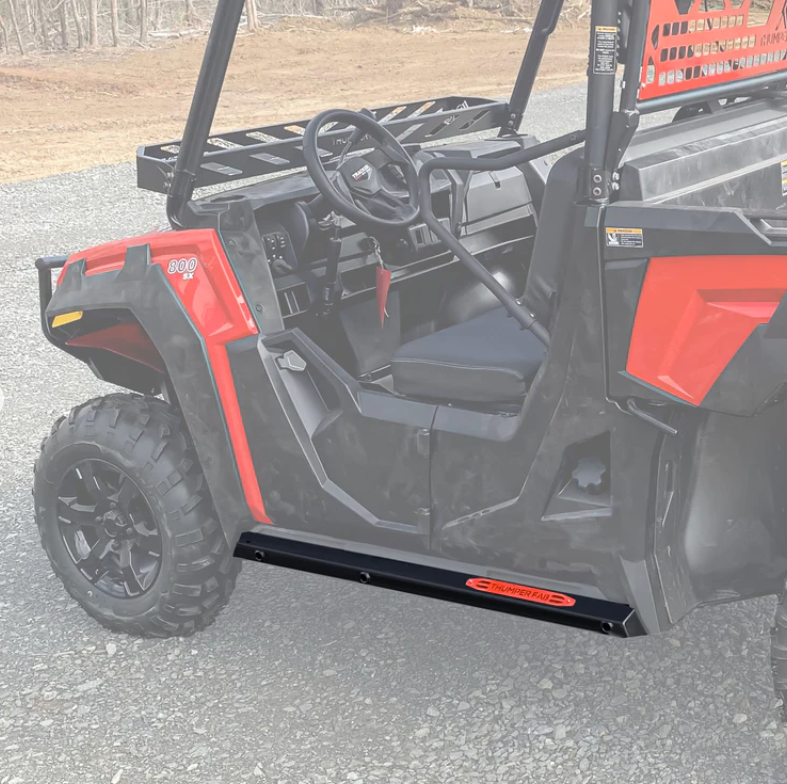 2018+ Tracker 800SX 3 Seat - Nerf Rails (Black)