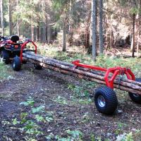 Log hauler rear support (US Stock)