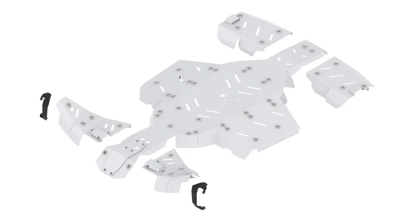 Skid plate full set (aluminum): Polaris Scrambler: XP 1000 S