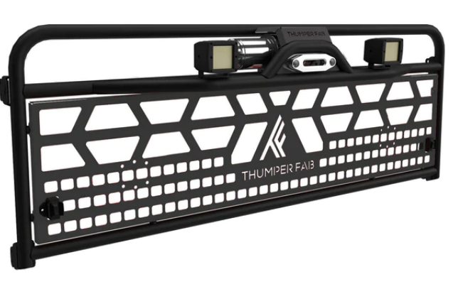 2018+ Polaris Ranger Winch Headache Rack (Black)