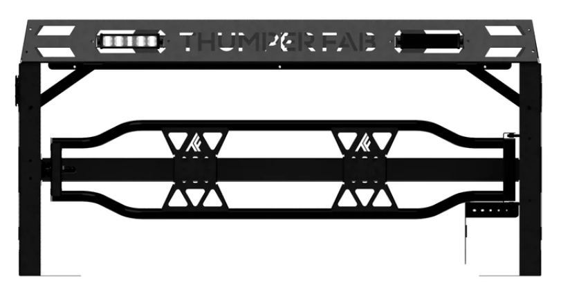 2018+ Polaris Ranger Ultimate Bed Rack (Black)