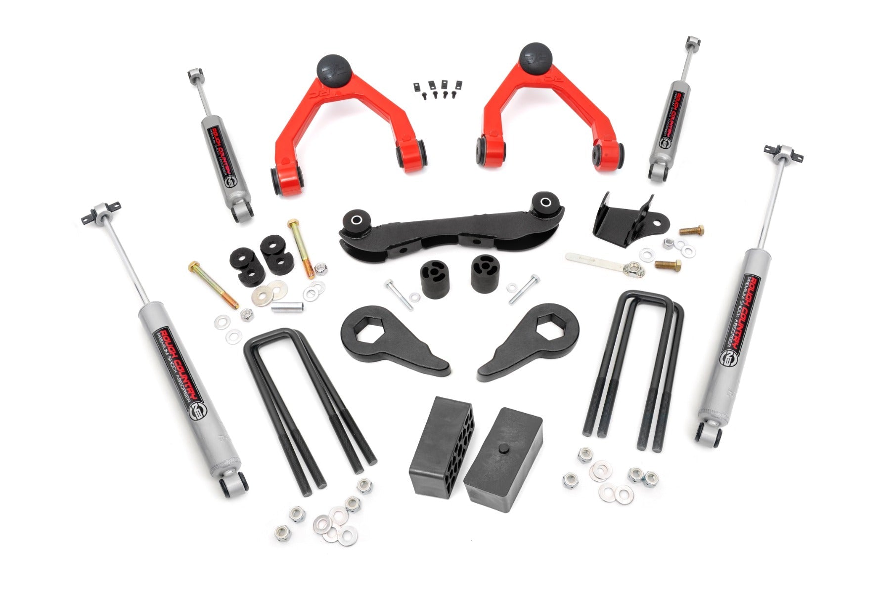 2 - 3 Inch Lift Kit | Rear Blocks | Chevy C1500/K1500 Truck & SUV 4WD (88 - 99) - Offroad Armor