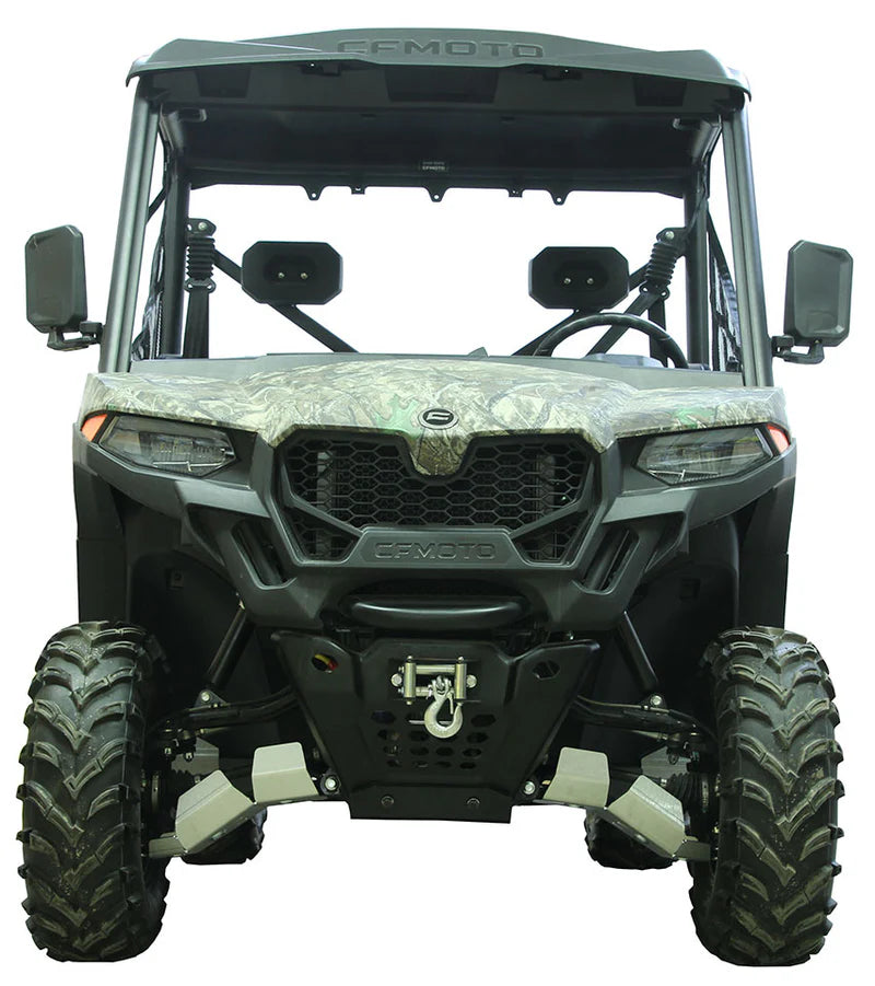 Skid plate full set (aluminum/plastic): CFMOTO UFORCE 600
