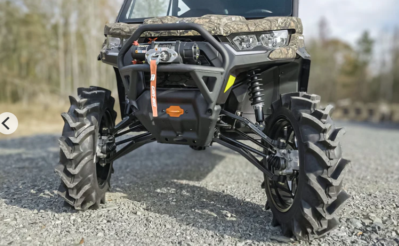 2018+ Can-Am Defender Boxed Forward Control Arms (Cab / X MR / 65" Models) (Black)