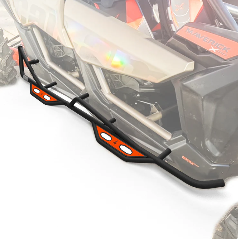 2017+ Can-Am Maverick X3 MAX Nerf Rails (Black)
