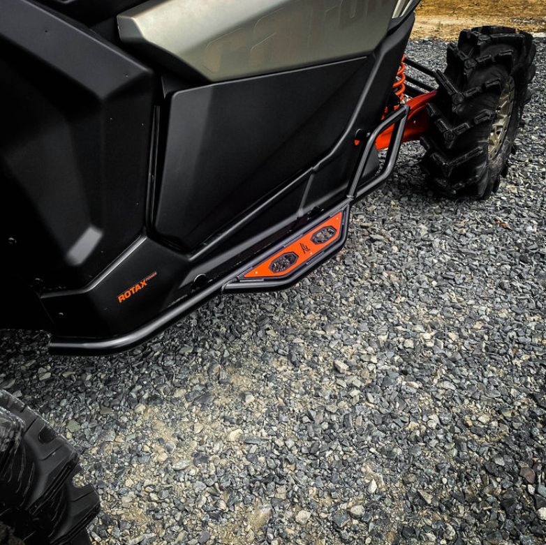 2017+ Can-Am Maverick X3 Nerf Rails (2 Seat) (Black)