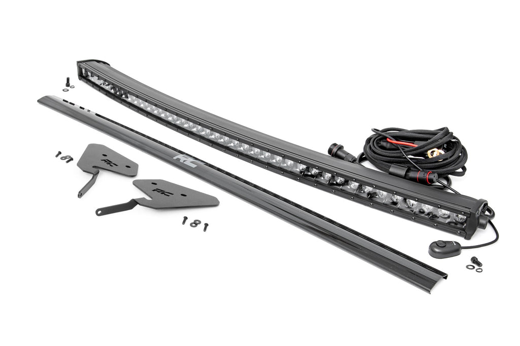 Rough Country Polaris Front-Facing 30-inch Curved LED Kit (19-21 RZR Turbo S)