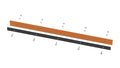 Universal Rubber Blade 1280 Mm / 50 In