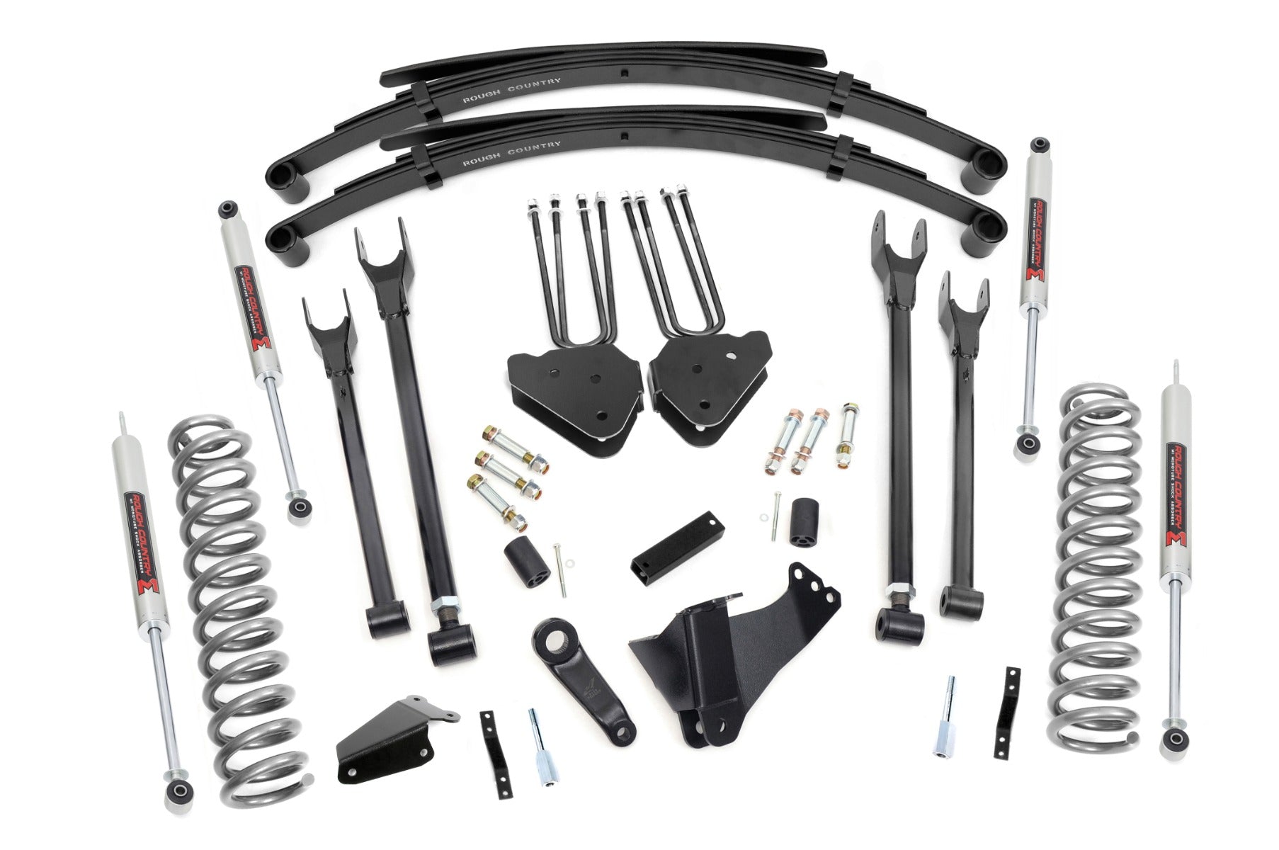 6 Inch Lift Kit | Gas | 4 Link | RR Spring | M1 | Ford Super Duty (05-07)