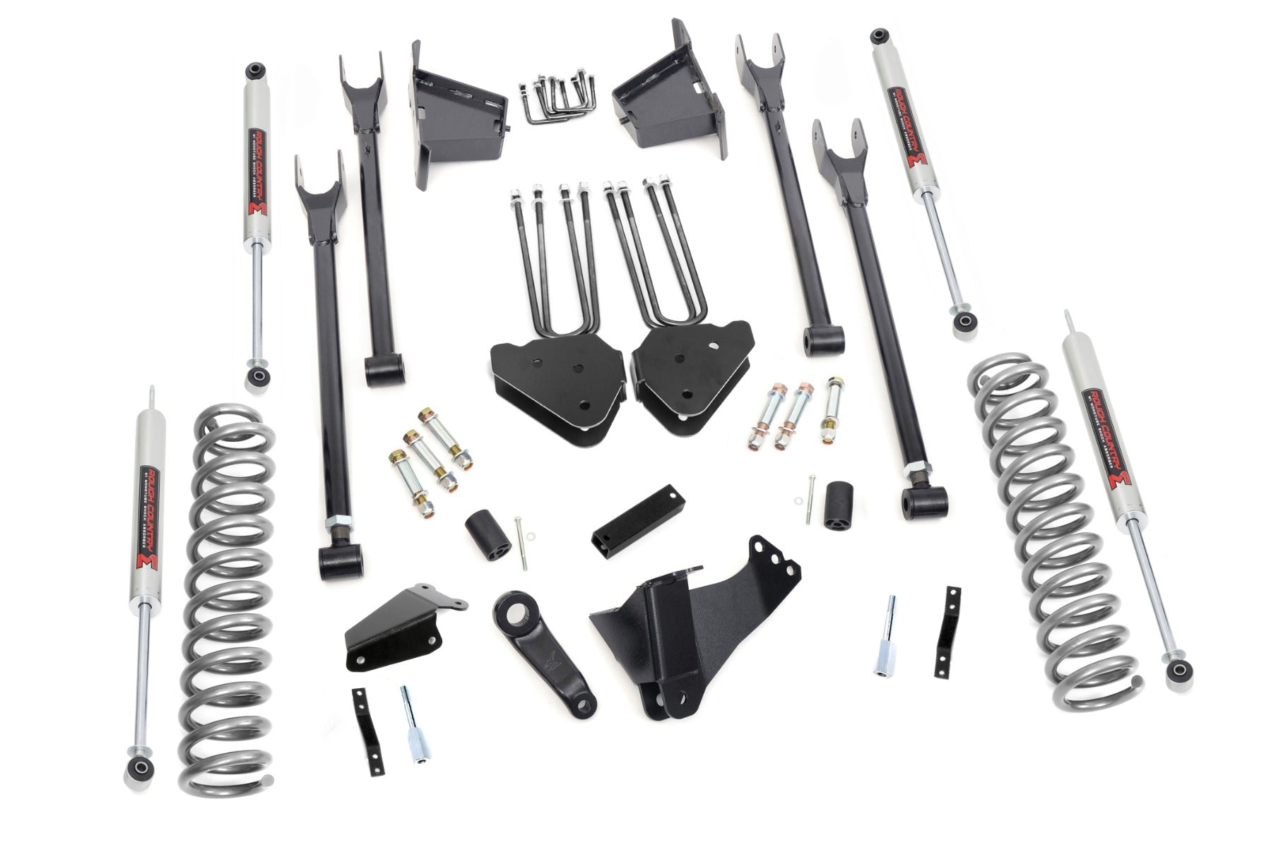 8 Inch Lift Kit | 4 Link | RR Blocks | M1 | Ford Super Duty (05-07)