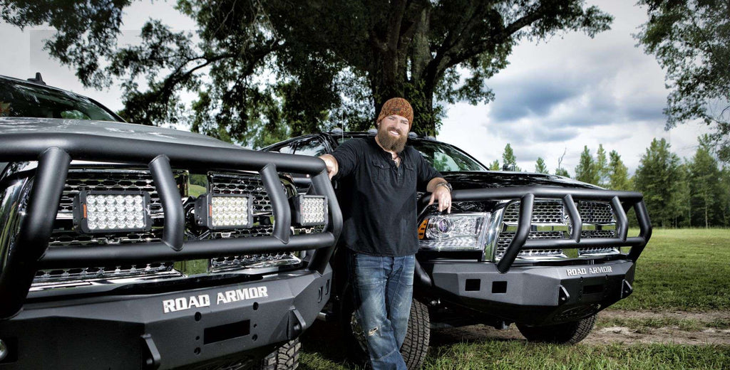 2010 - 2018 Ram 2500 Stealth Front Winch Bumper Titan Ii Guard - Texture Black Warn 16.5Ti - Offroad Armor