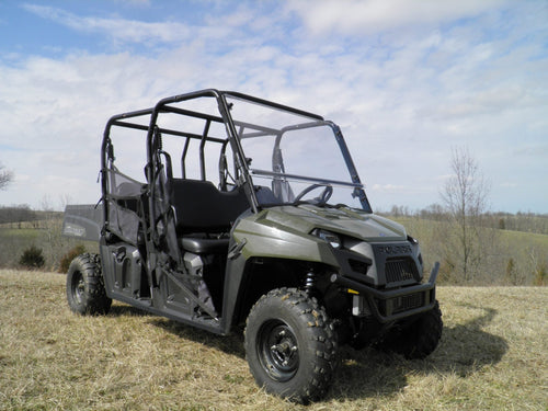 2011 - 2014 Polaris Ranger Mid - Size Crew - 2 Pc Windshield - Offroad Armor