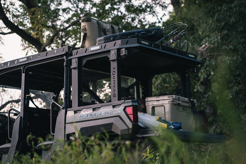 2014+ Polaris Ranger 900/1000/1000Xp Crew Swampox Cab Mounted Bed Rack - Made In The U.S.A. - Offroad Armor