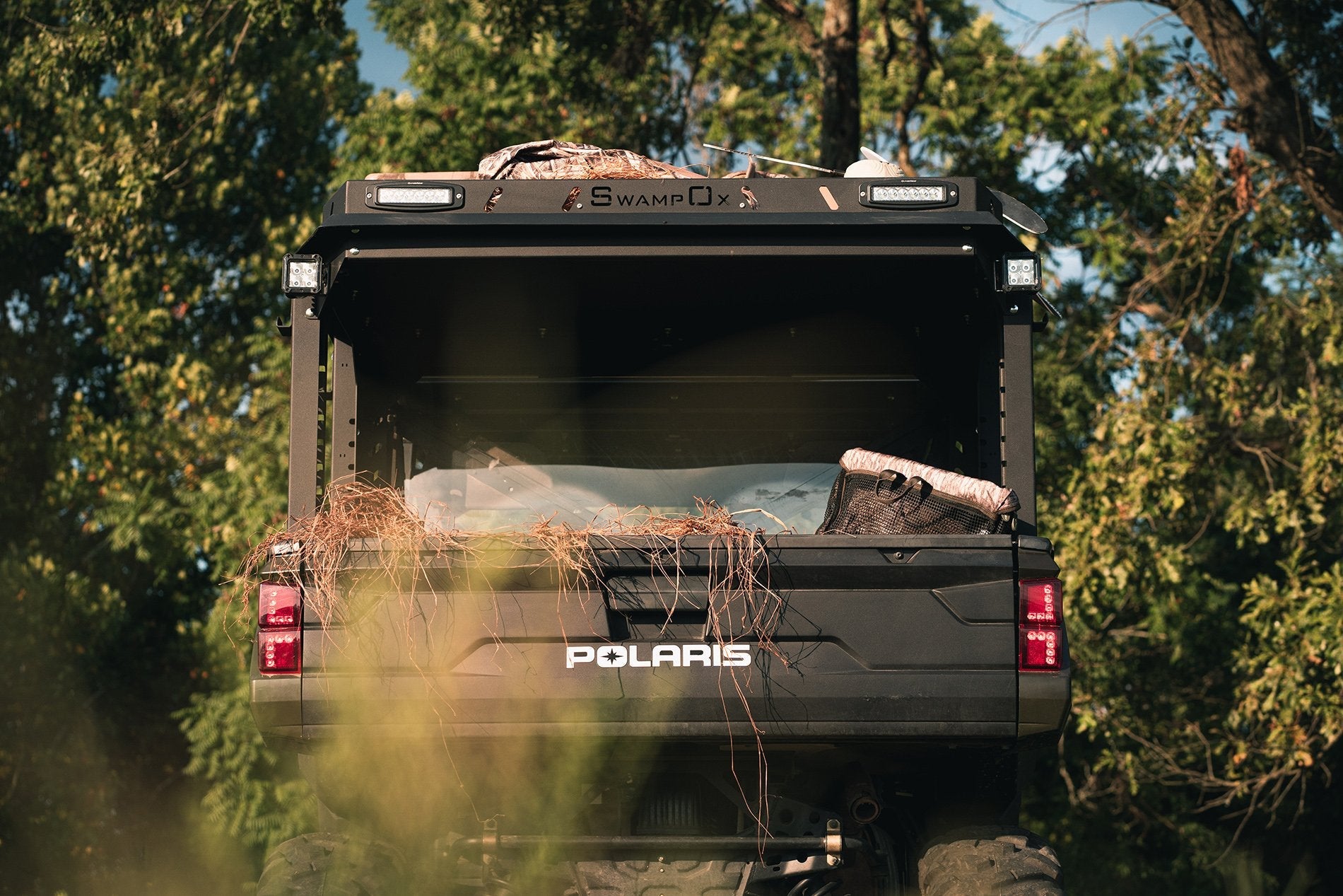 2014+ Polaris Ranger 900/1000/1000Xp Swampox Cab Mounted Bed Rack - Made In The U.S.A. - Offroad Armor